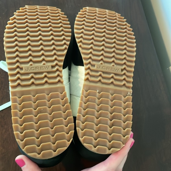 J Crew Trainers sneakers in Colorblock. Black/Ivory - Like New! - Picture 7 of 7